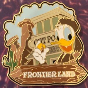 2001 LE 3500 magic kingdom Frontierland Donald pin